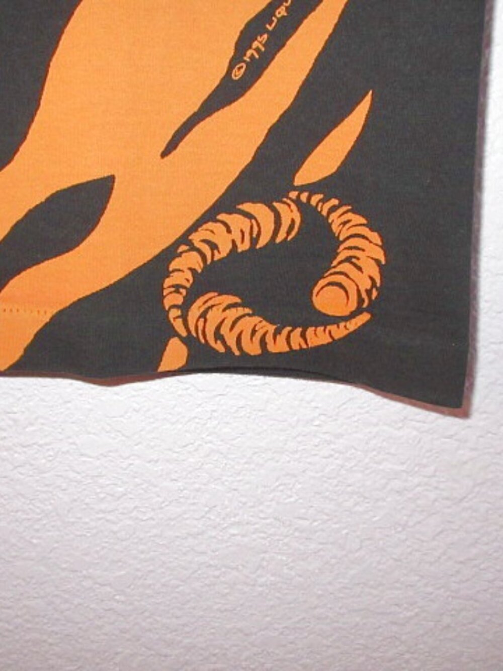 Vtg 1995 Liquid Blue Tiger T-Shirt XL John Connell Art AOP Single Stitch USA 90s - Picture 6 of 12